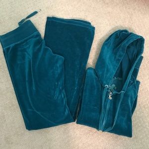 Dark teal Express sweatsuit size xs
